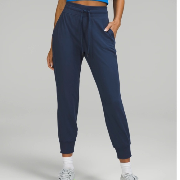 lululemon athletica Pants - Lululemon Ready to Rulu High-Rise Cropped Jogger Blue 12 lounge Fall athletic